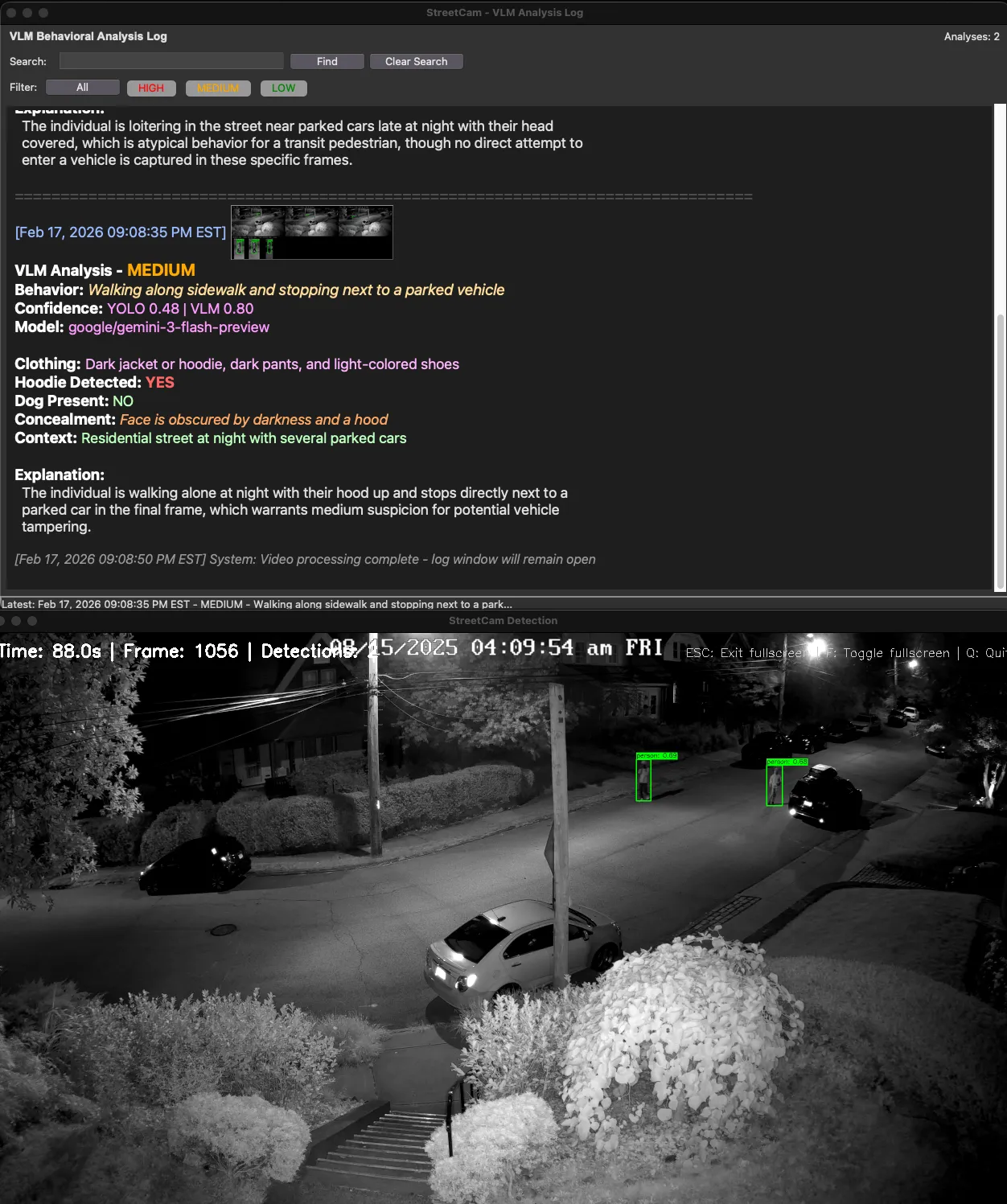 Streetcam screenshot